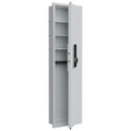 Fingerprint Touch Panel In Wall Safe,Hidden Wall Safe For Rifles And Pistols With Adjustable Shelves,Assembled Storege Safe For Firearm And Valuables White Fingerprint White Steel