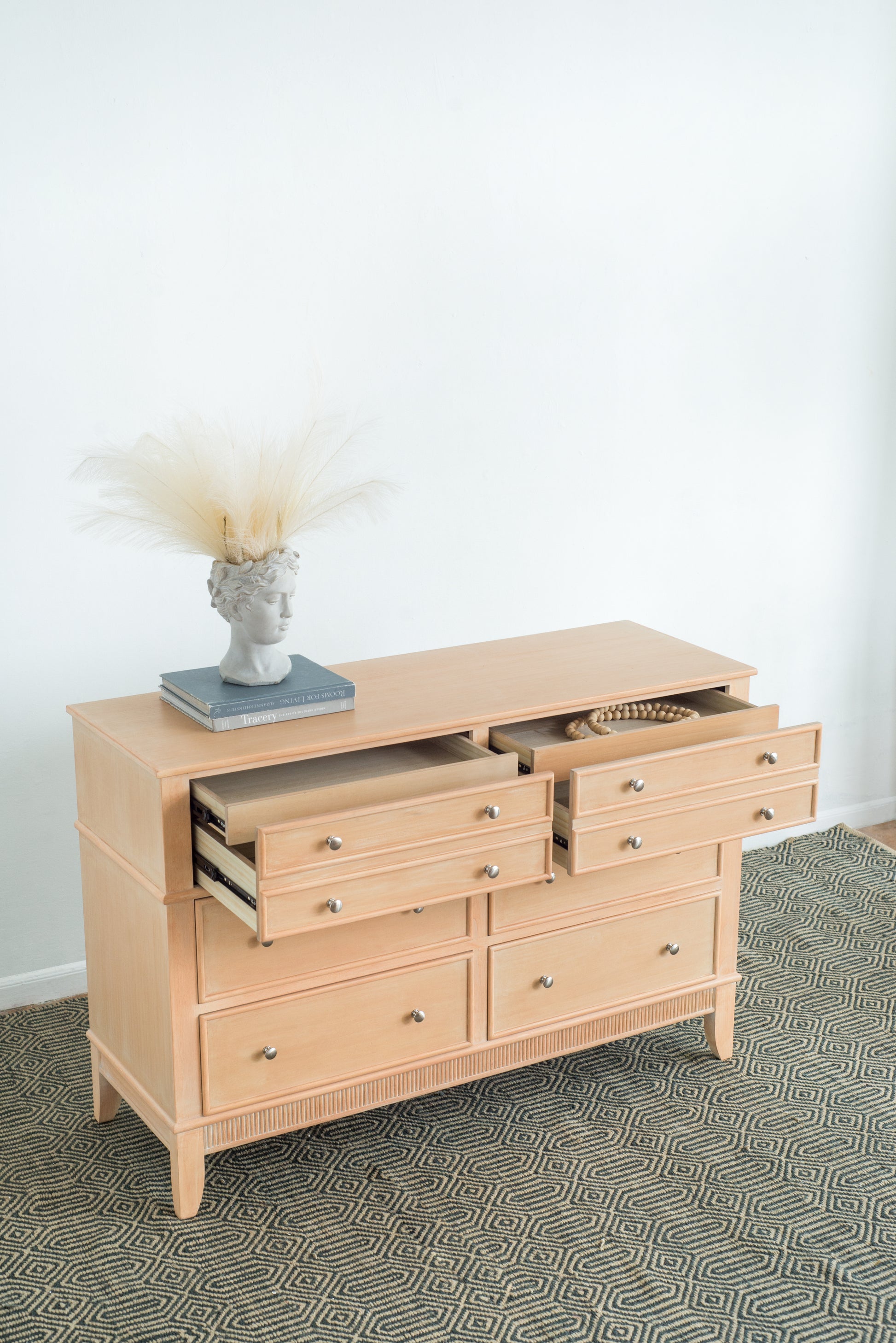 52X18X35" Cabinet Brown Mdf