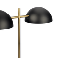 Nova Hydro Black Table Lamp With On Off Switch Double Lamp With Faux Marble Base Black,Gold,Marble Table&Floor Lamps Faux Marble,Metal