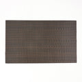 Dominica 35*59 Rect Table Pvc Brown Multi Iron