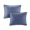 3 Piece Quilt Set Navy King Cal King King Navy Polyester
