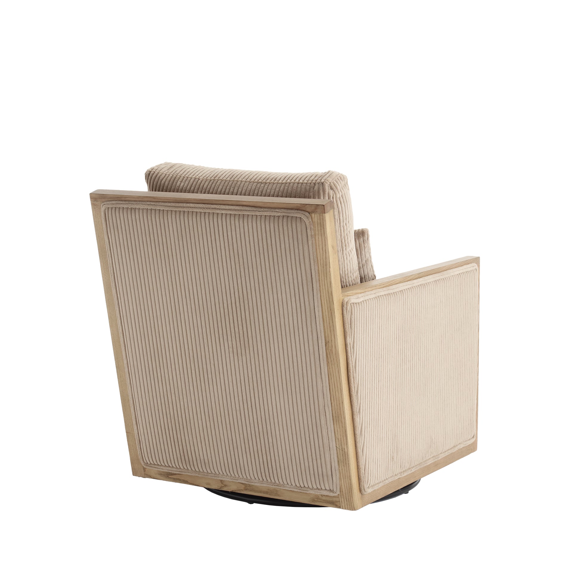 Coolmore Corduroy Swivel Barrel Chair, Comfy Accent Sofa Chair For Living Room, 360 Degree Swivel Barrel Club Chair, Leisure Arm Chair For Nursery, Hotel, Bedroom, Office, Lounge Camel Camel Primary Living Space Foam Corduroy