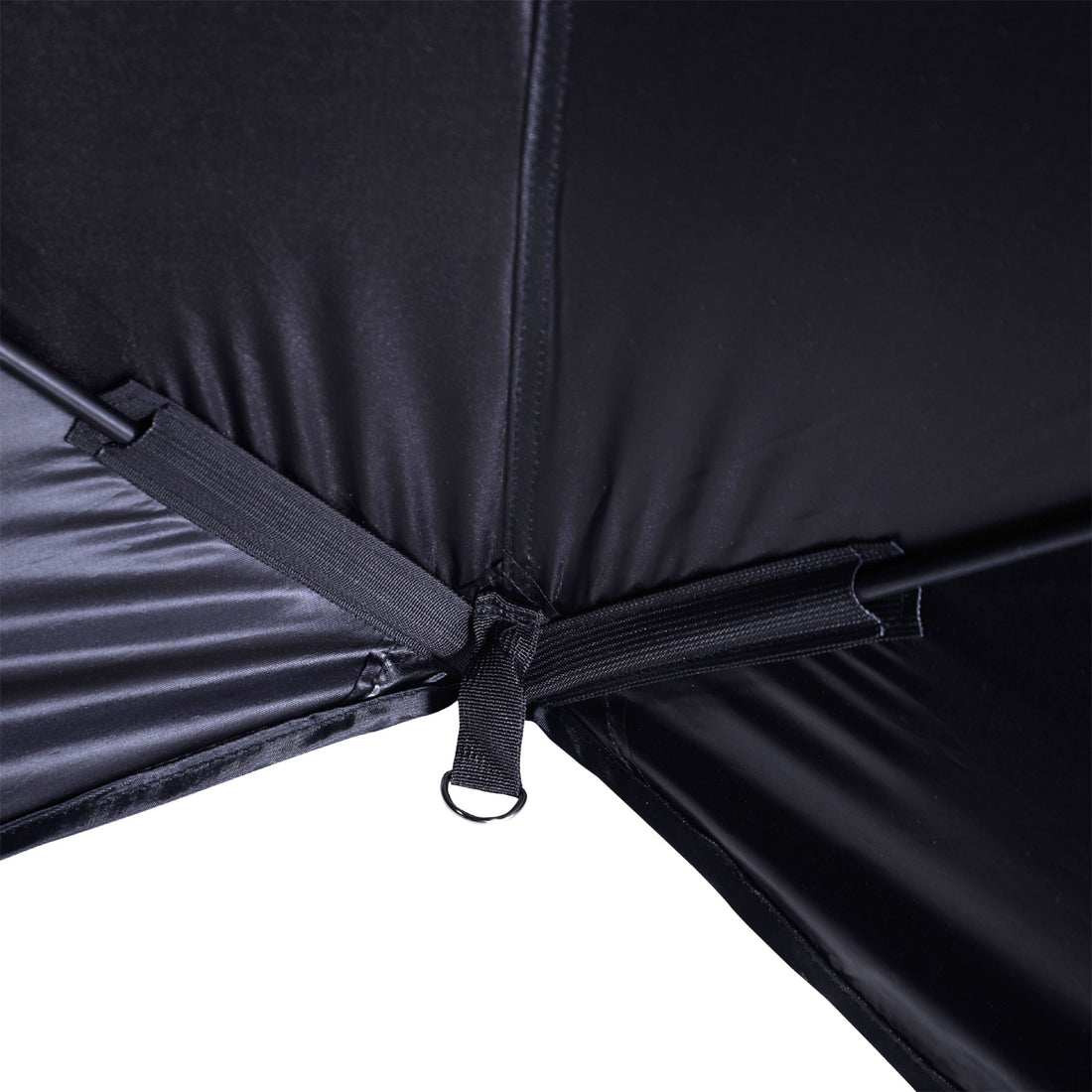 Outsunny 2 Person Ice Fishing Shelter, Pop Up Portable Ice Fishing Tent With Carry Bag, Windows And Anchors For Low Temp 22 , Black Black Cotton