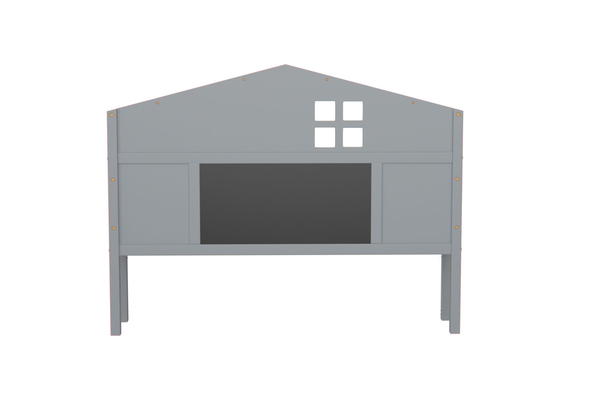Headboard Storage Cabinet For Full Size Montessori Floor Bedgrey,Freely Collocation Grey Mdf