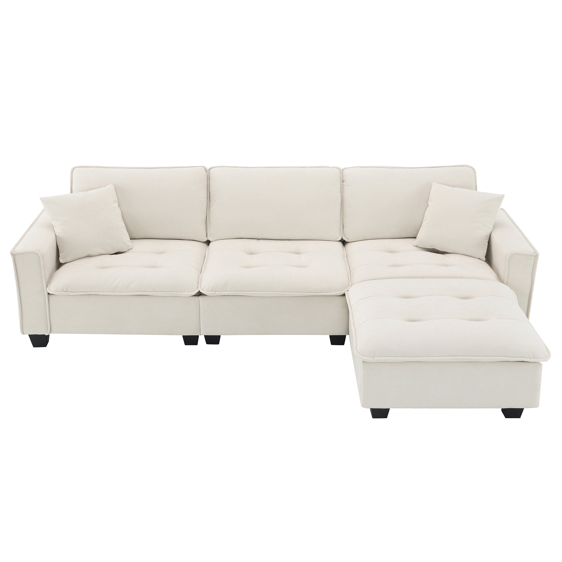 6006A Package Beige Suede 1 Seat