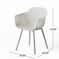 Lotus Chair White Polypropylene