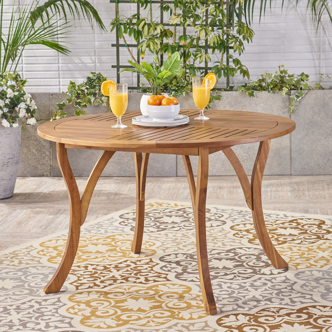 Hermosa 47 Teak Acacia Wood