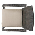 Outdoor Wicker Chairs, 56225.00Chrbrn Kd, 4Pcs Brown Resin