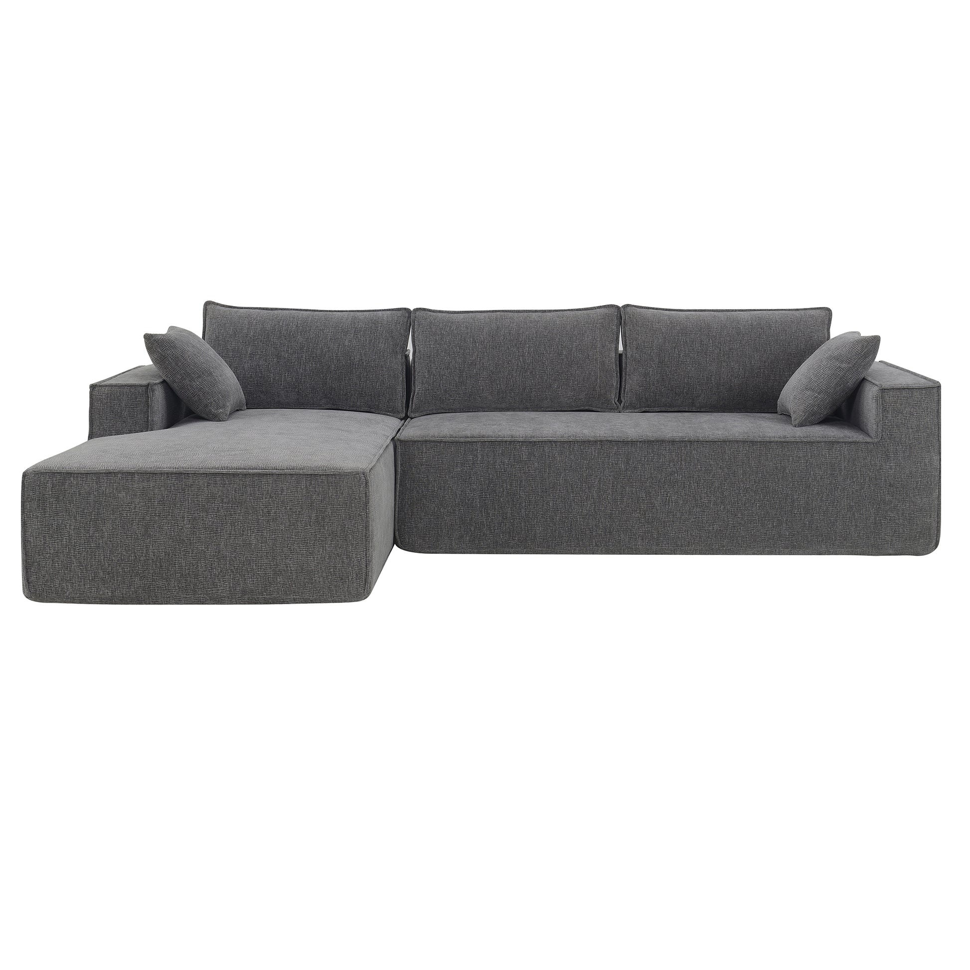 9587G Package Gray Chenille 1 Seat