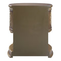 Brown And Gold 2 Drawer Nightstand Brown Gold 2 Drawers Bedroom Rectangle Glam Felt Lined Drawers Wood Plastic