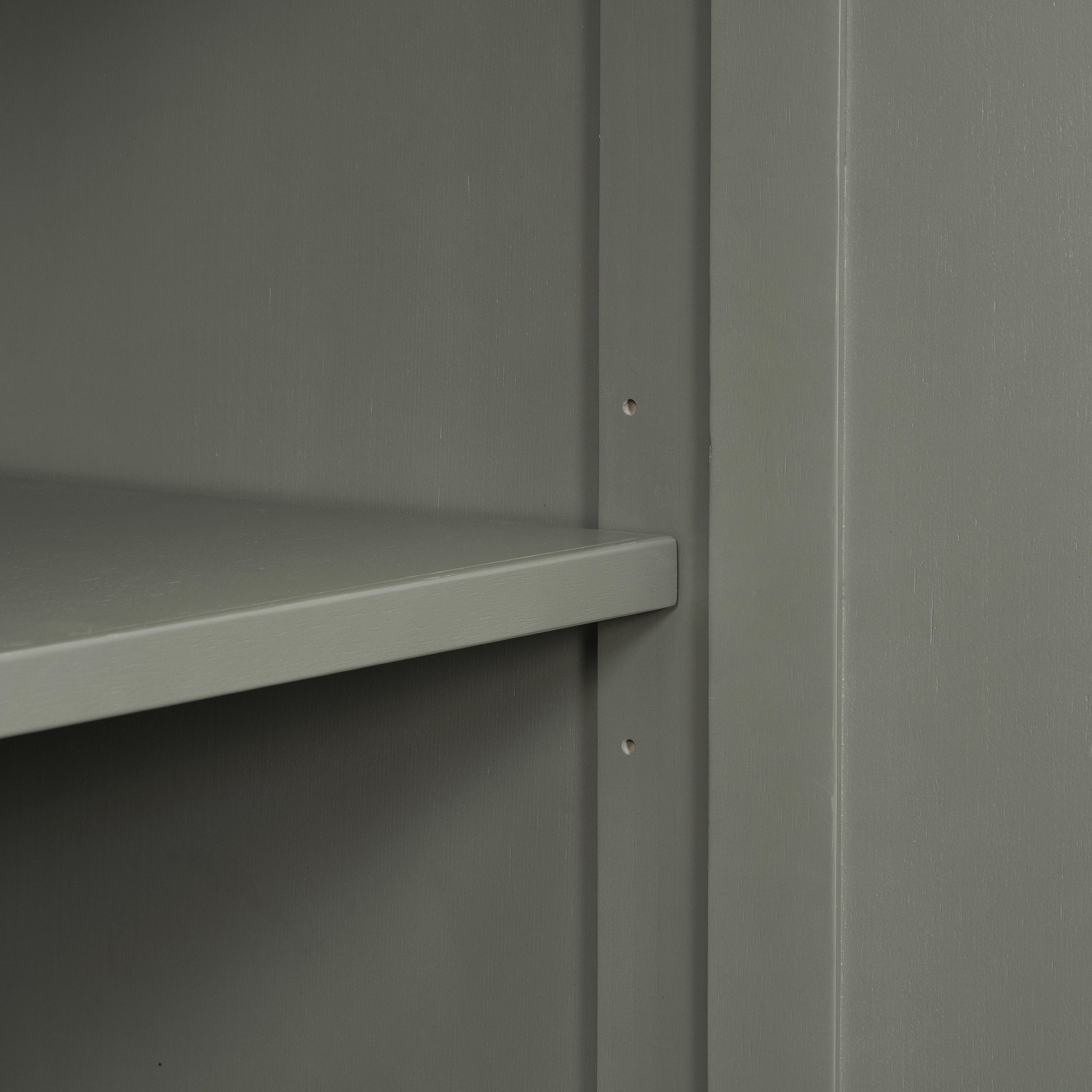 Sideboard With 4 Door Large Storage Buffet With Adjustable Shelves And Metal Handles For Kitchen, Living Room, Dining Room Antique Gray Antique Gray Solid Wood Mdf