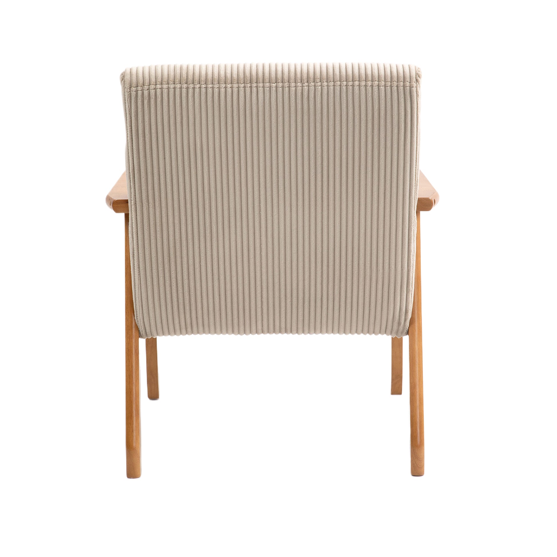 Leisure Chair With Solid Wood Armrest And Feet, Leisure Chair, Wood Frame, Velvet, Solid Rubber Wood Legs, Mid Century Modern Accent Chair, For Living Room Bedroom Studio Chair,Two Packs Camel Corduroy