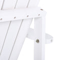 Outsunny Wooden Adirondack Chair, Outdoor Patio Lawn Chair With Cup Holder, Weather Resistant Lawn Furniture, Classic Lounge For Deck, Garden, Backyard, Fire Pit, White White Wood