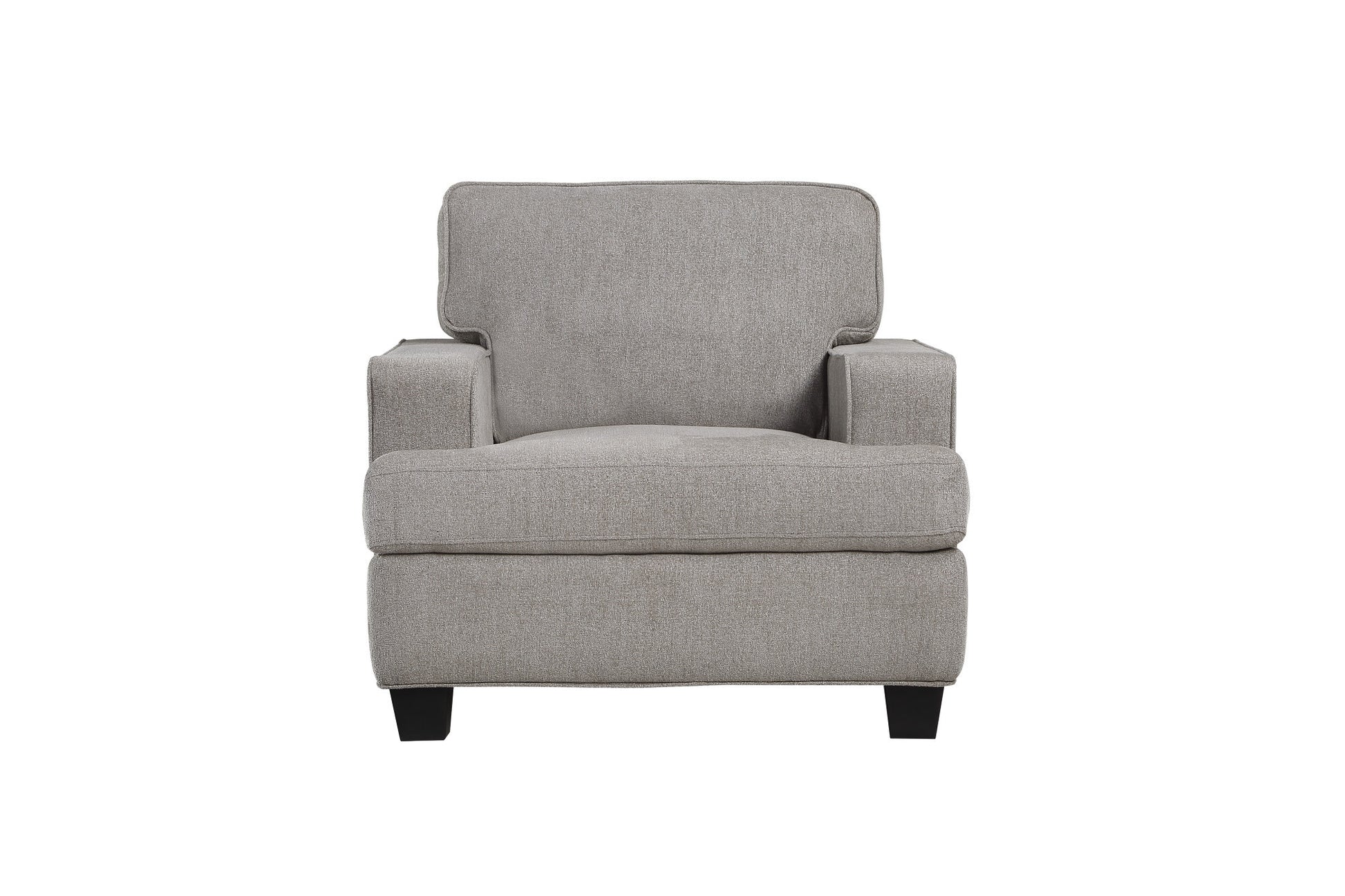 Andie Gray Accent Chair Gray Foam Engineered Wood