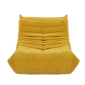Floor Sofa Bean Bag Chair For Adults Fireside Bean Bag Lounger Memory Foam Chair For Home, Office, Apartment Or Gaming Venue Yellow Polyester Primary Living Space Firm Art Deco Armless Foam Polyester Blend