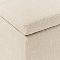 Glouster Storage Ottoman V2 Light Beige Fabric