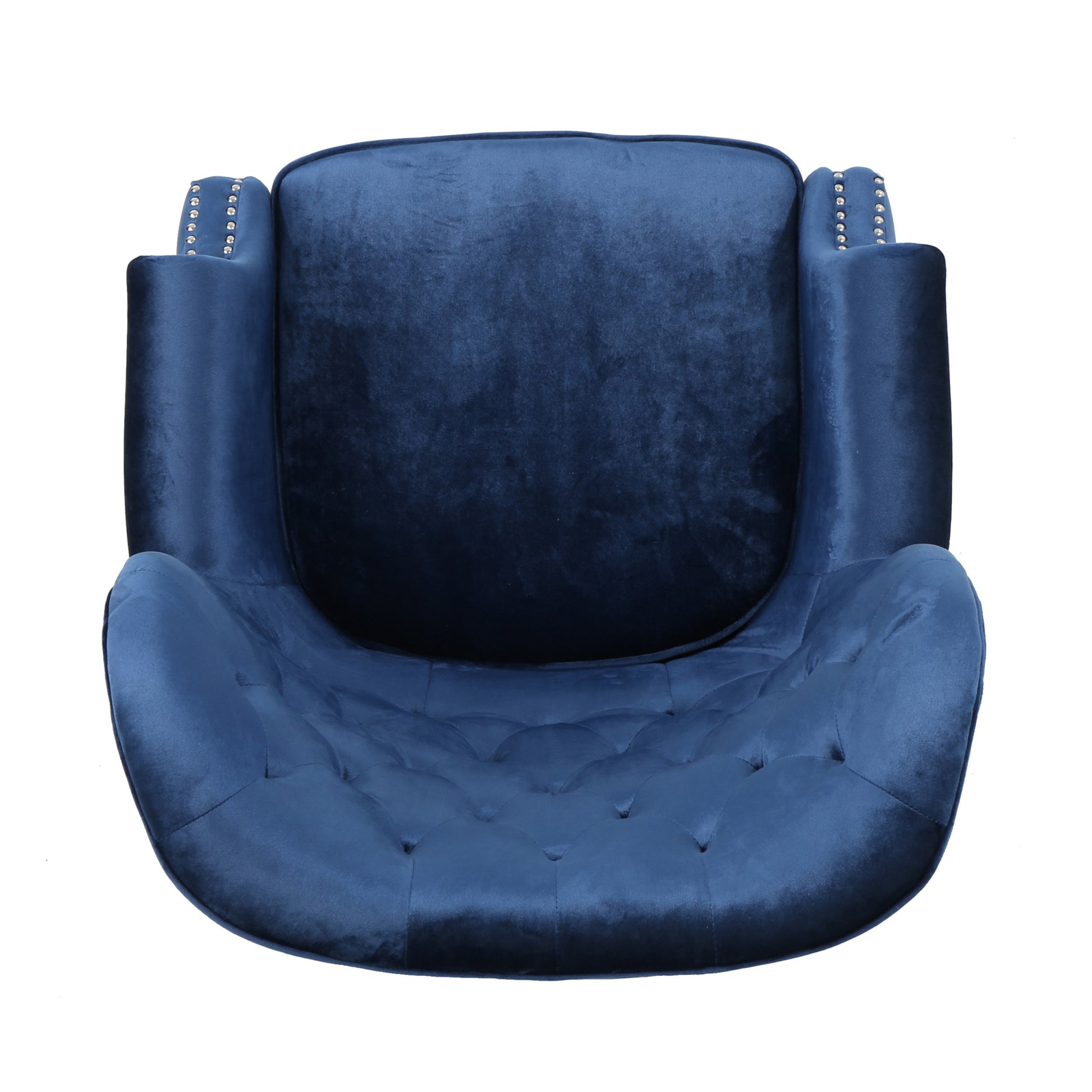 Club Chair Blue Velvet