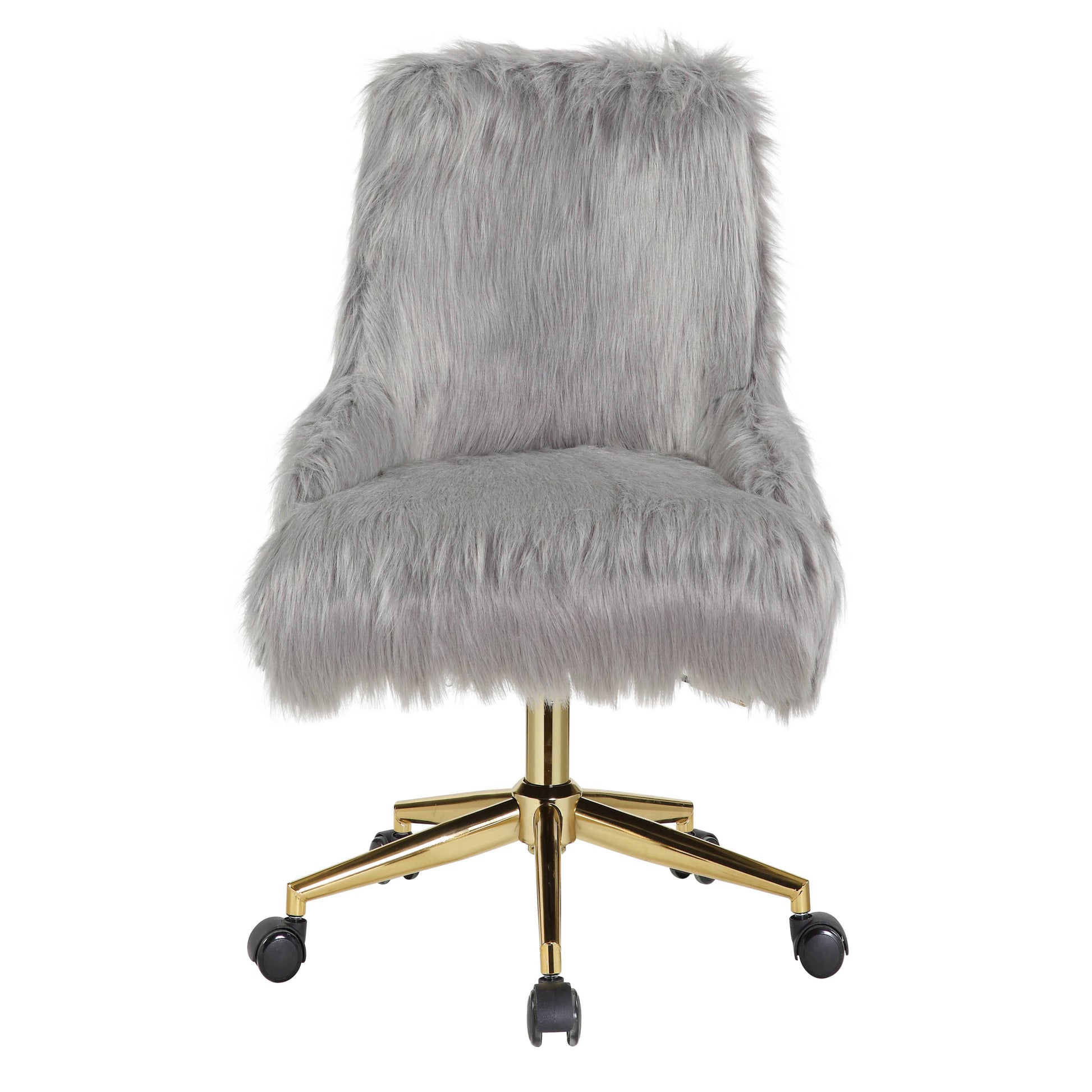 Grey And Gold Swivel Office Chair Solid Grey Gold Office Rectangular Luxury Office Chairs Solid Back Swivel Fabric Metal