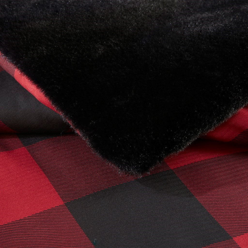 Faux Wool To Faux Fur Down Alternative Comforter Set Twin Multicolor Polyester