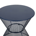 Nevada Side Table Navy Iron