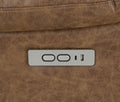 Omarion Power Recliner W Lift, Heating & Massage, Brown Leather Aire Lv02997 Brown Upholstered