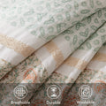 9 Piece Cotton Percale Comforter Set Coral King King Coral Polyester