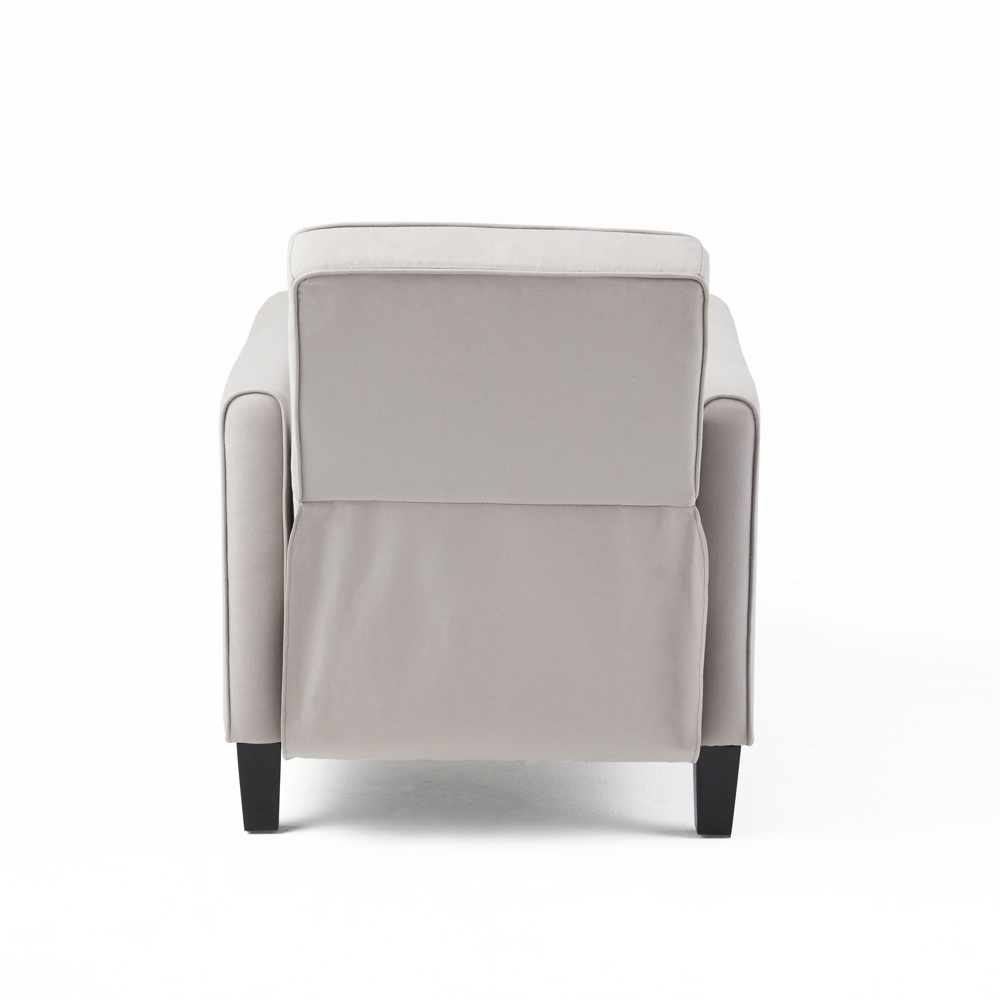 Grey Linen Push Back Chair For Elegant Home D Cor Grey Fabric