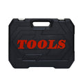 Tool Kit And Socket Wrench Set 216Pcs Basic Portable Manual Repair Tool Set For Home Use, Includes Case And Ratchet Wes And Wrenches, Suitable For Men And Women Black Carbon Steel