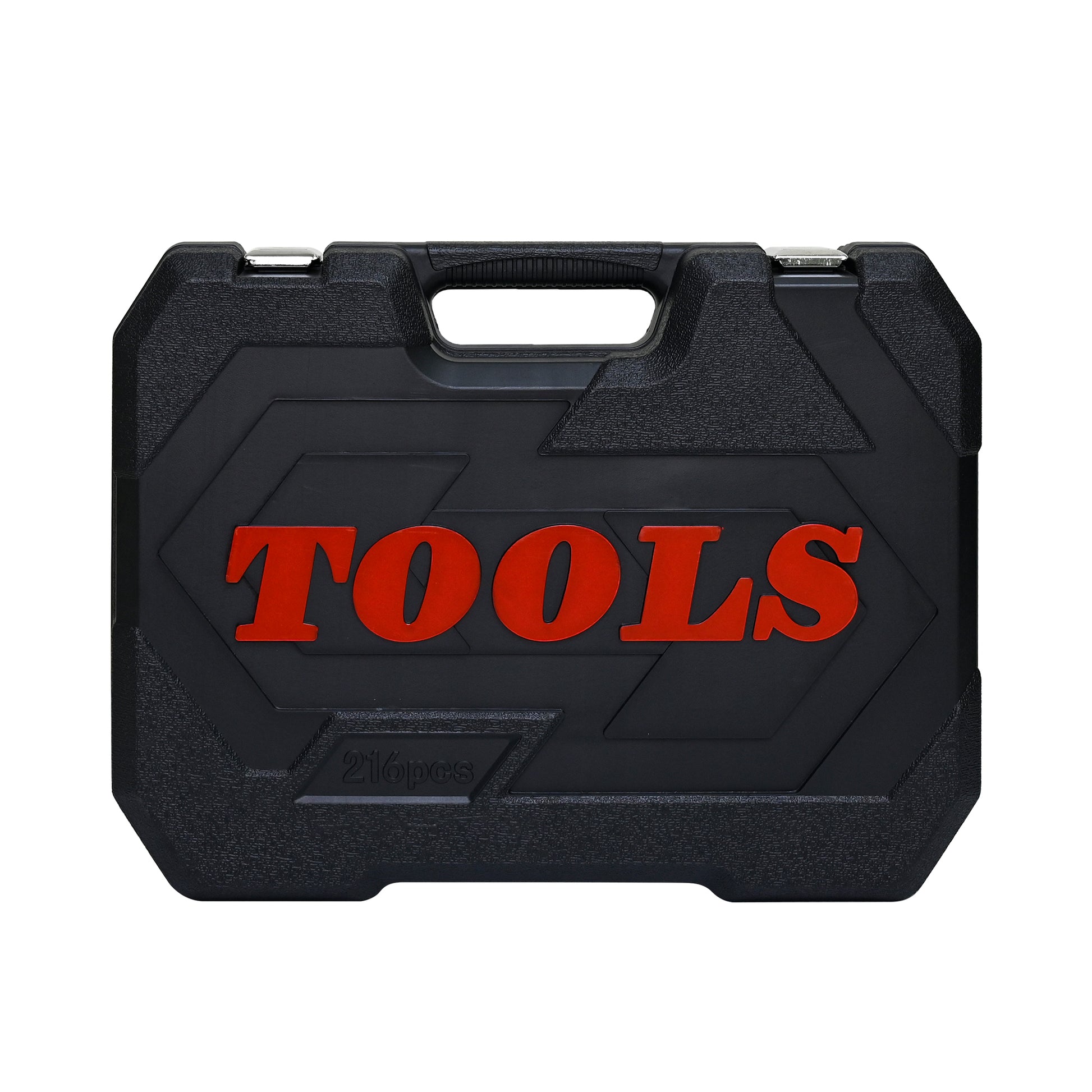 Tool Kit And Socket Wrench Set 216Pcs Basic Portable Manual Repair Tool Set For Home Use, Includes Case And Ratchet Wes And Wrenches, Suitable For Men And Women Black Carbon Steel