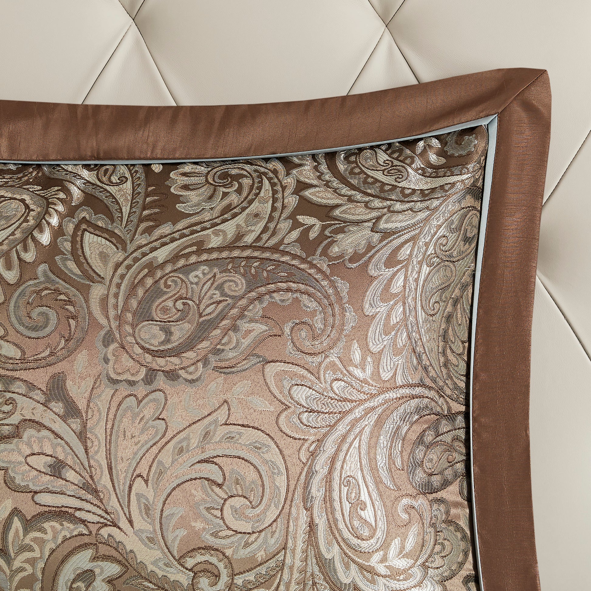 12 Piece Comforter Set With Cotton Bed Sheets Blue Brown Cal King California King Blue Brown Cotton