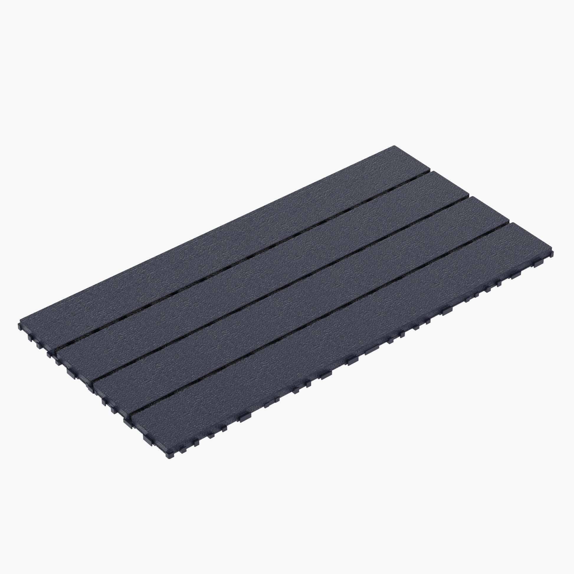 2Ft Patio Deck Tiles, Diy Module Interlocking Decking Tiles Floor Tile,Easy And Quick Installation Court Tiles For Porch Poolside Balcony Backyard 24Pcs Dark Gray Grey Polypropylene