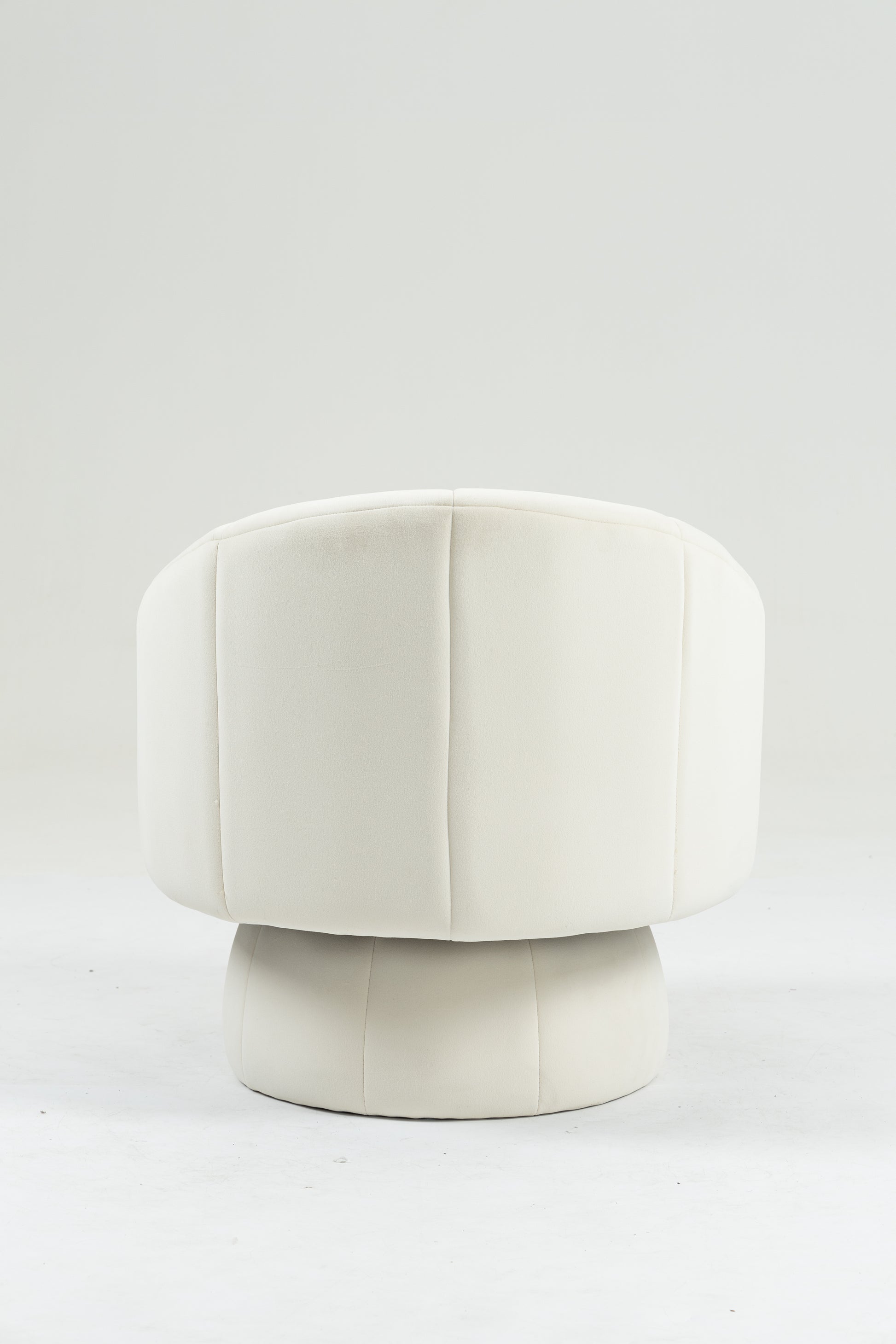 Mid Century Modern Accent Chair With Wood Frame, Upholstered Swivel Chair For Living Room Chairs With Waist Cushion, Reading Armchair For Bedroom Sunroom Beige Bedroom Modern Foam Velvet