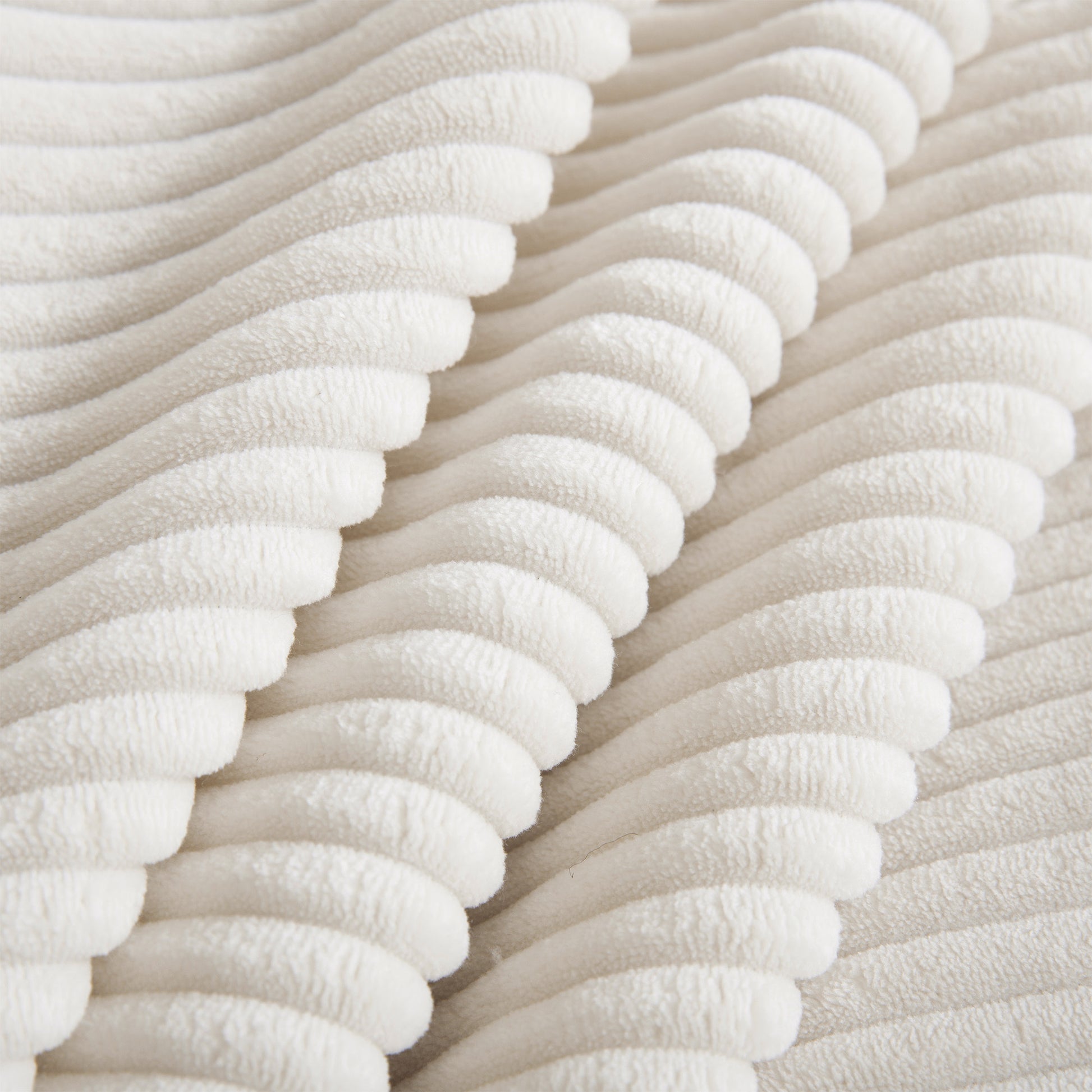 Corduroy Sectional Sofa, L Shaped Couch With Storage Footstool And 3 Pillow, Sectional Couch For Living Room Apartment, Beige Beige Corduroy 3 Seat