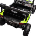 24V Two Seater Kids Ride On Utv W Parents Remote Control,Four Wheel Suspension,Slow Start,Large Wheel Design,Anti Collision Bar,Storage Space,Music,Usb,Bluetooth,Volume Control,Led Lights For Kids 3