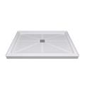 Glasstone Shower Base Smc Solid White Finish 4832 White Bathroom Stainless Steel