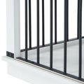 Wf005 Wh,The Dog Cage Has A Large Space White Linen