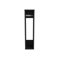 Supai Toilet Paper Holder In Melamine, Black Black Particle Board Melamine