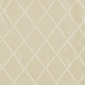 Diamond Sheer Embroidered Window Scarf Ivory Polyester