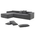 9587G Package Gray Chenille 1 Seat