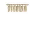Lightweight Faux Silk Valance With Beads Champagne 50X26