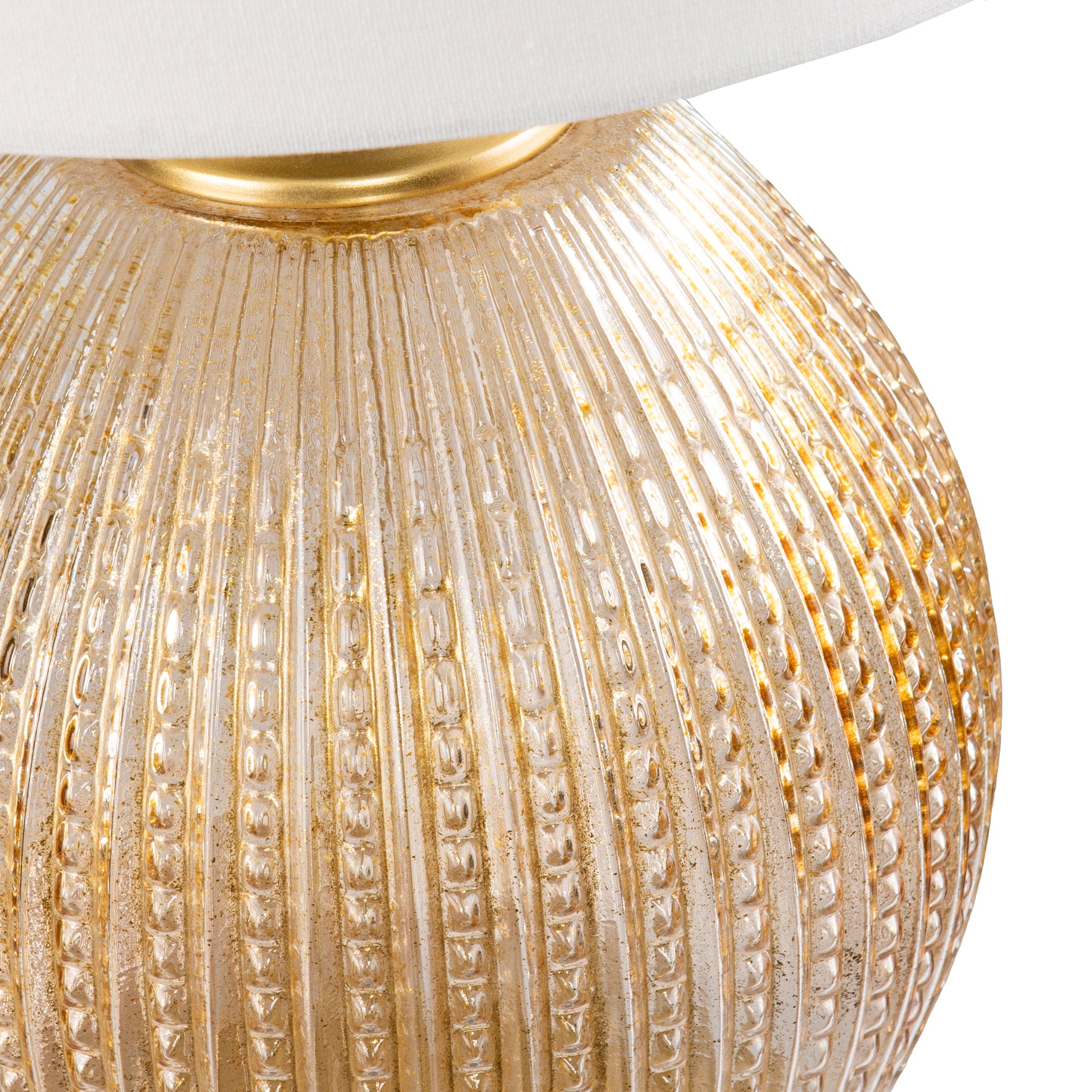 Villanda Table Lamp Gold Glass