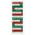 Christmas Time White Framed Wall Art For Living Room, Bedroom Wall Art Print For Home Decor By Cindy Jacobs Multicolor Wood Paper