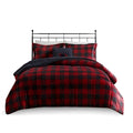 Plush To Sherpa Down Alternative Comforter Set King Multicolor Polyester