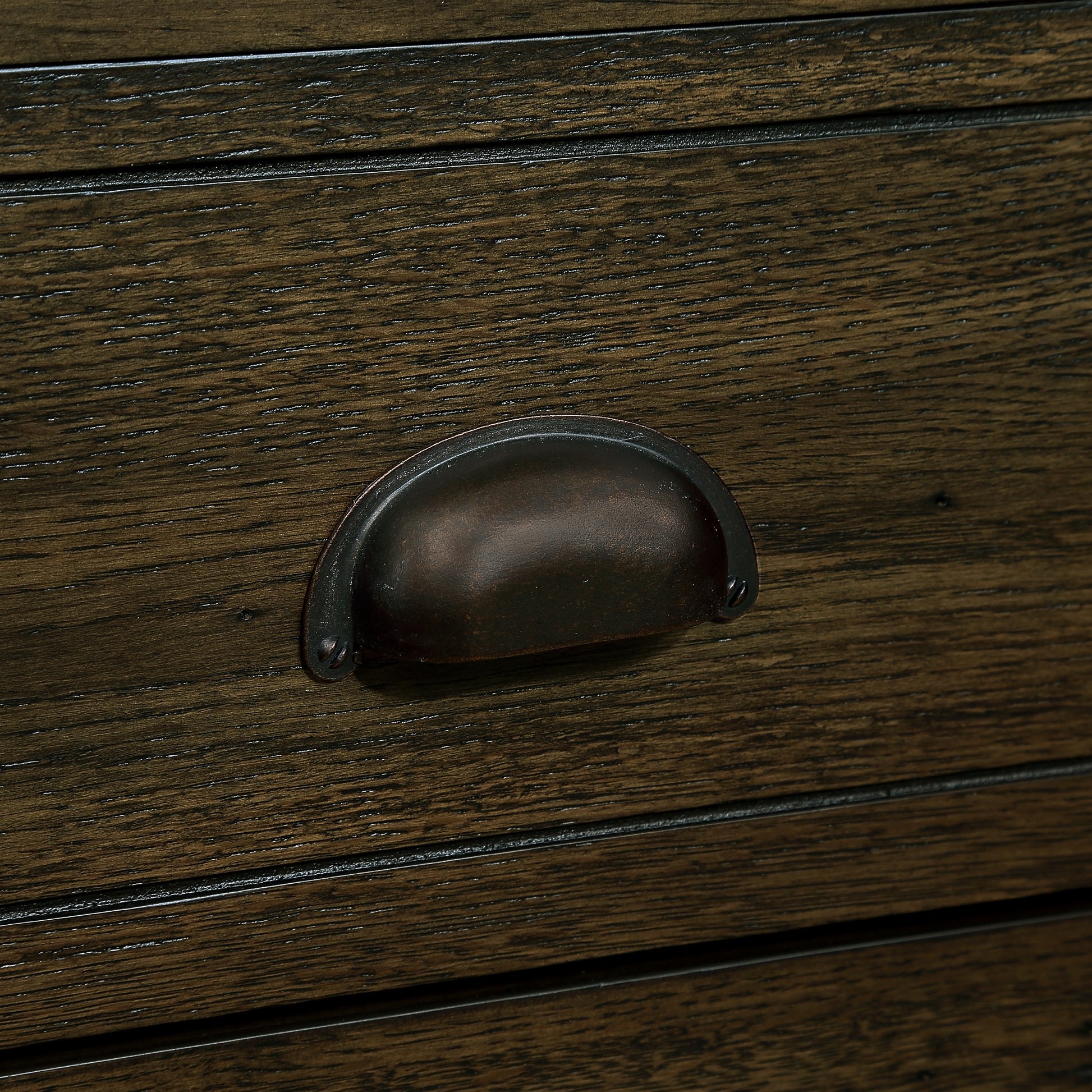 Solid Wood Rectangle Coffee Table For Living Room, 40 Inch Antique Coffee Table With 4 Drawers, Wood Center Table Tea Table With Rivet Decoration Legs.Easy Assembly, Espresso Espresso Pine