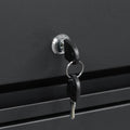 Heavy Duty Metal Wall Mounted Tool Storage Cabinet Steel Metal Garage Storage Cabinet For Garage Workshop Assembly Required Black Modern Metal