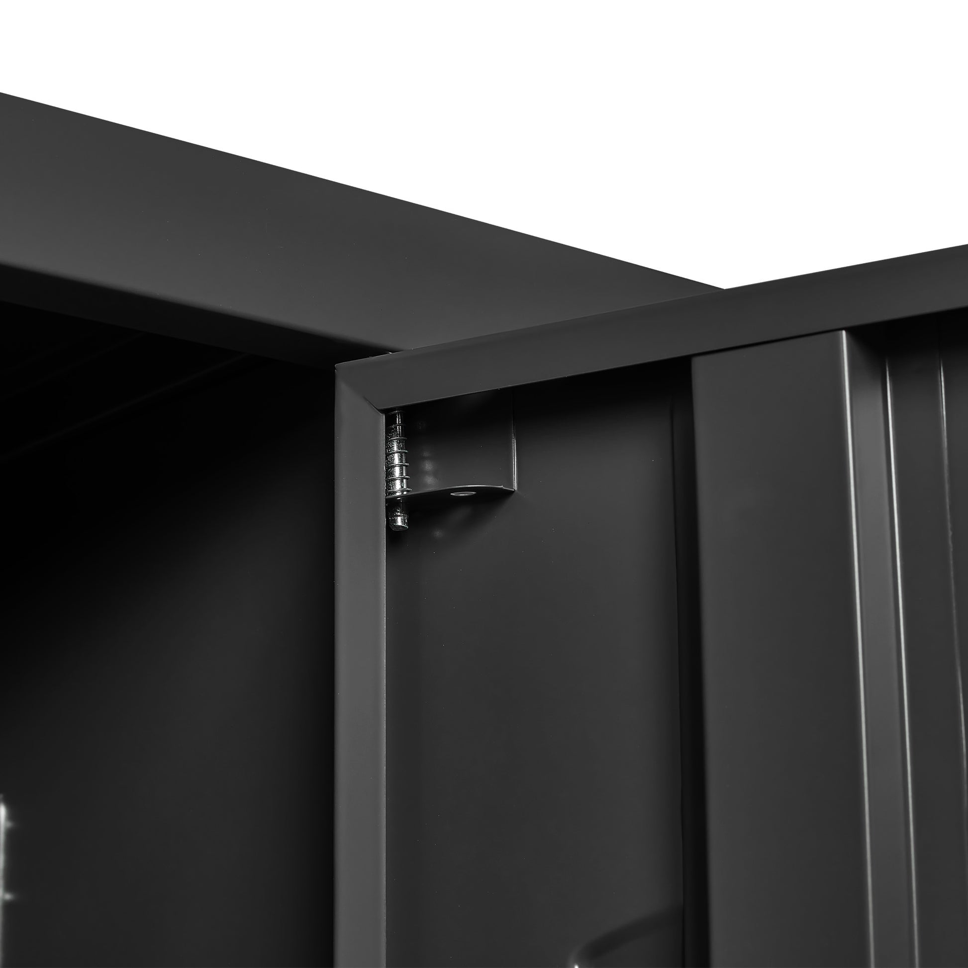 3 Door 72"H Metal Lockers With Lock For Employees,Storage Locker Cabinet For Home Gym Office School Garage,Black Freestanding 5 Or More Spaces Black Gym Door Locks Modern Metal Metal