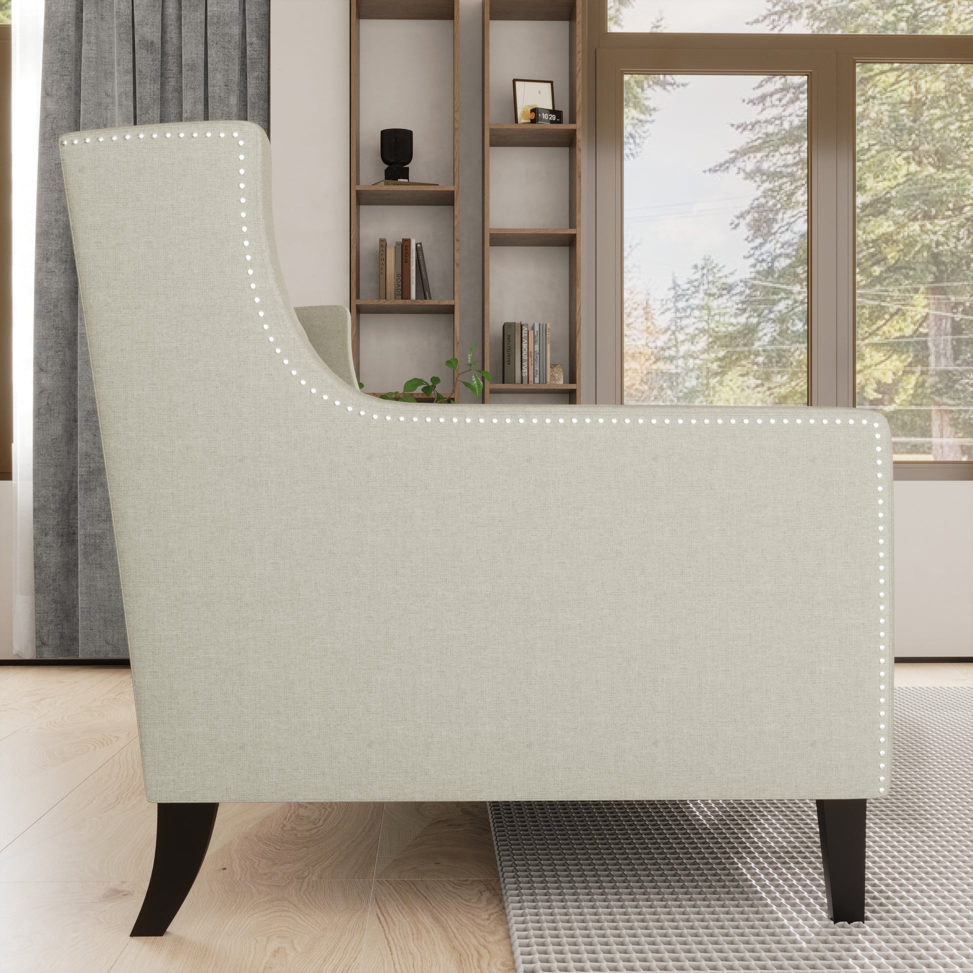 78.75'' 3 Seater Sofa, Button Tufted Backrest With Comfy Cushion, Mid Century Modern Couches For Living Room, Upholstered Comfy Sofa Couch For Bedroom, Apartment Beige Polyester 3 Seat