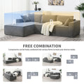 9587G Package Gray Chenille 1 Seat