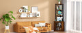 Corner Shelf With Doors, 65