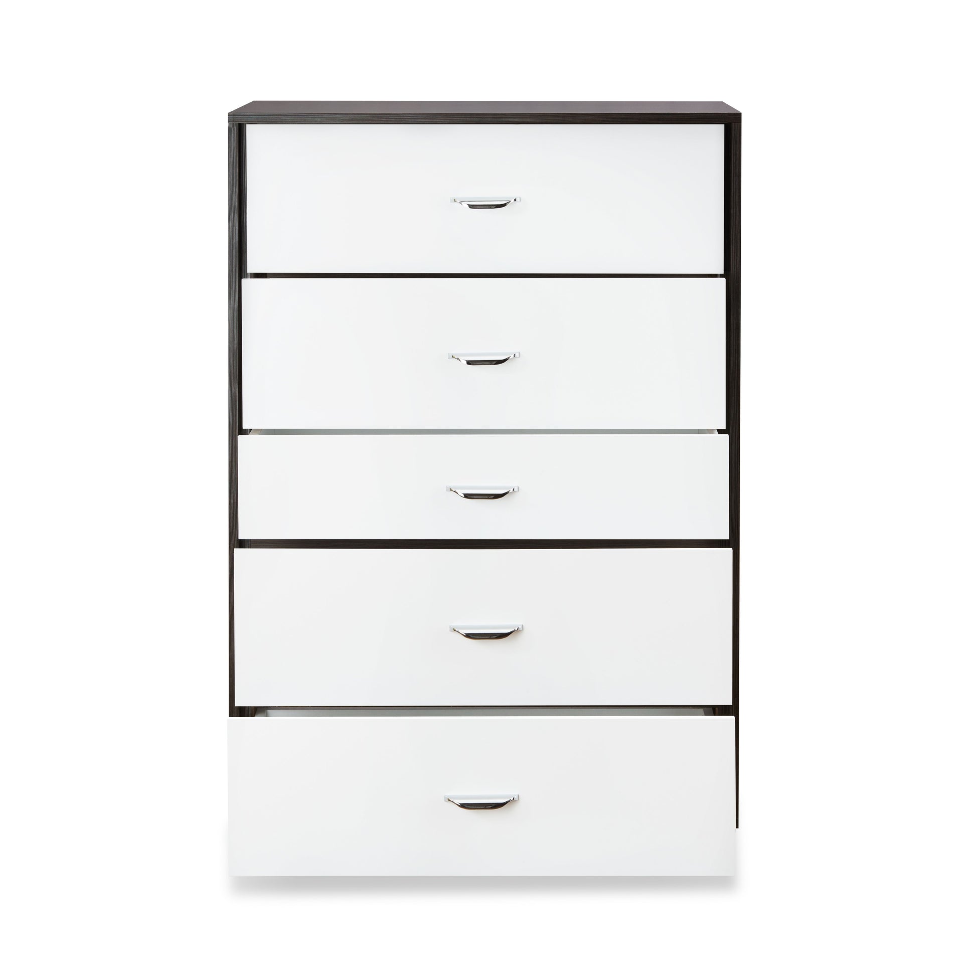 Eloy White & Espresso Finish Chest Espresso,White Mdf